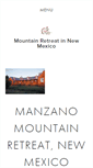 Mobile Screenshot of manzanomountainretreat.com